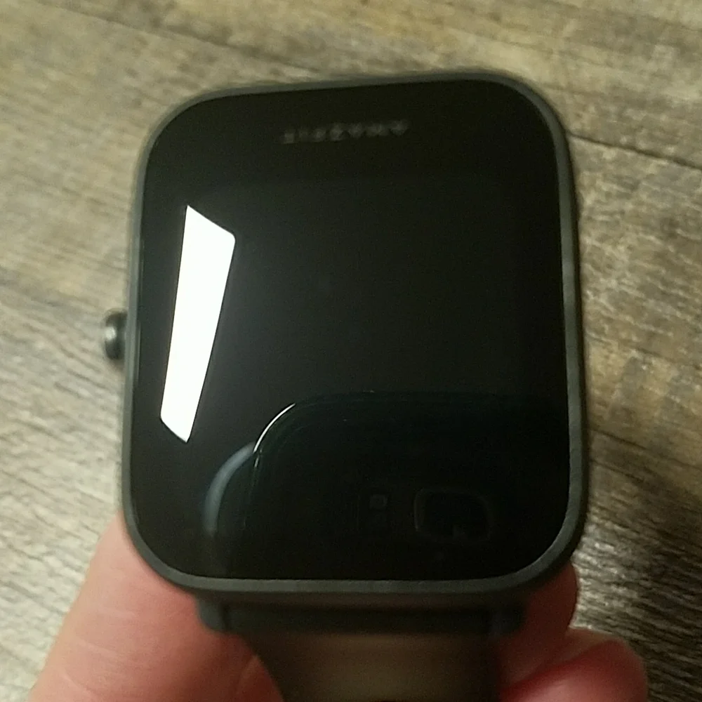Amazfit (similar to fitbit) smart watch water resistant New without box Black